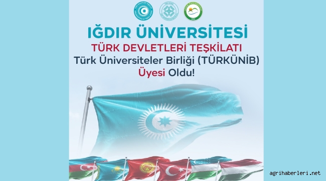 Iğdır Üniversitesi, Türk Devletleri Teşkilatı bünyesinde yer alan Türk Üniversiteler Birliği (TÜRKÜNİB) üyesi oldu.